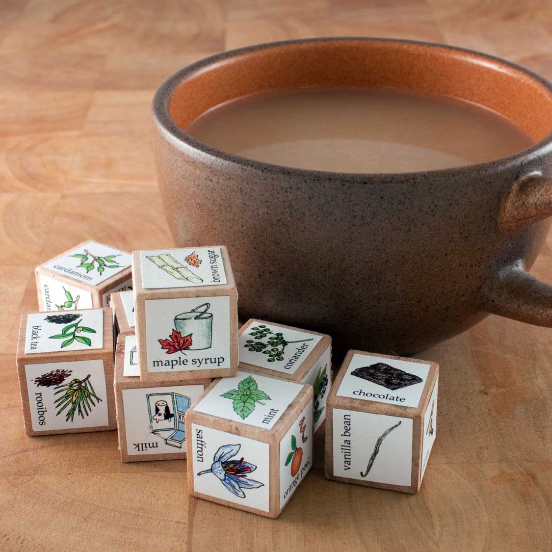 Chai Dice with Tea Gifts